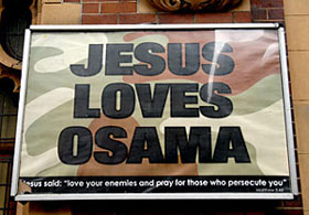 Jesus loves Osama