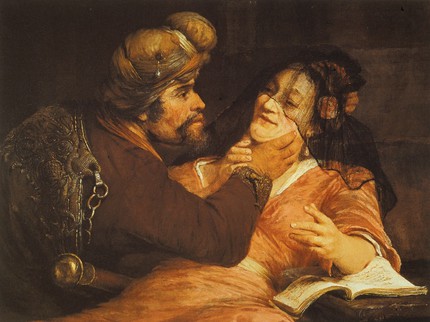 А. де Гелдер. Иуда и Фамарь. 1667
